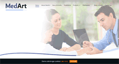 Desktop Screenshot of medart.dk